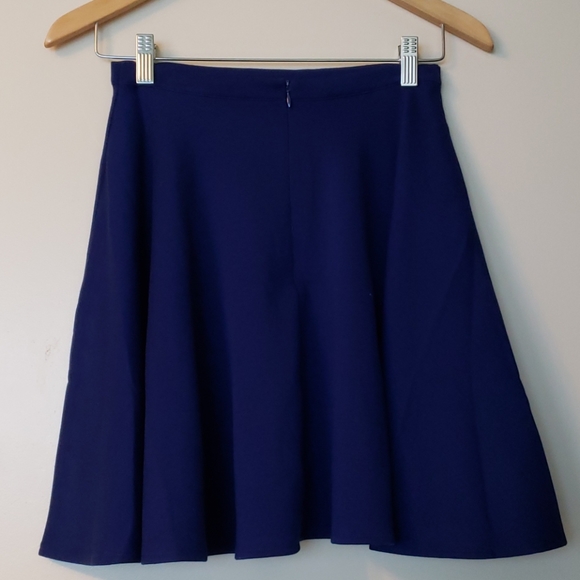 Twik (La Maison Simons) - Royal Blue Skater Skirt - Picture 2 of 6